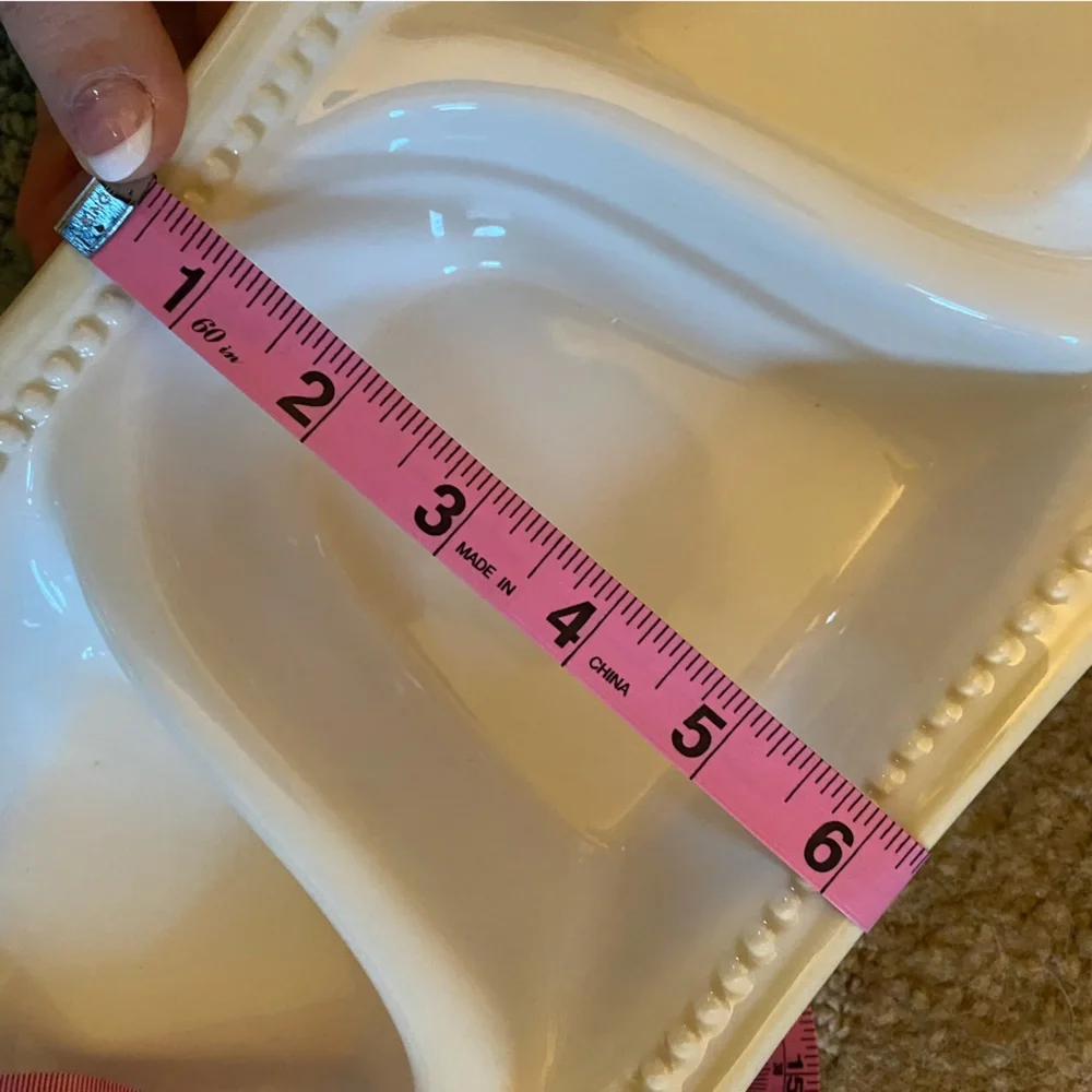 Princess House Pavillion 3-Section Serving Dish